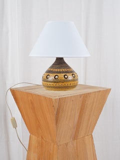 Georges Pelletier, lampe de table en céramique, double éclairage, France, milieu du siècle, 1960