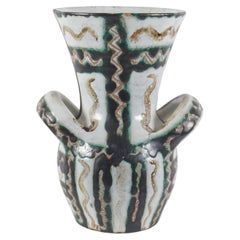 Robert Picault, Keramikvase, signiert, Frankreich, 20. Jahrhundert, Mitte des Jahrhunderts, 1950