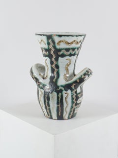 Robert Picault, Keramikvase, signiert, Frankreich, 20. Jahrhundert, Mitte des Jahrhunderts, 1950