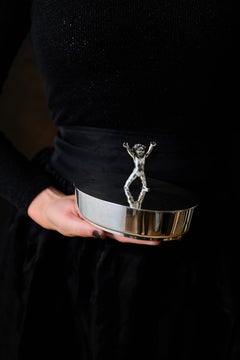 W.A. Bolin Silver Gilt Thumbelina Box, Stockholm, 1948, Decorative Art