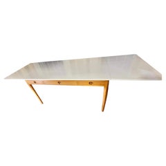 Hans Wegner for Andreas Tuck early AT-305 White lacquered top Architects Desk