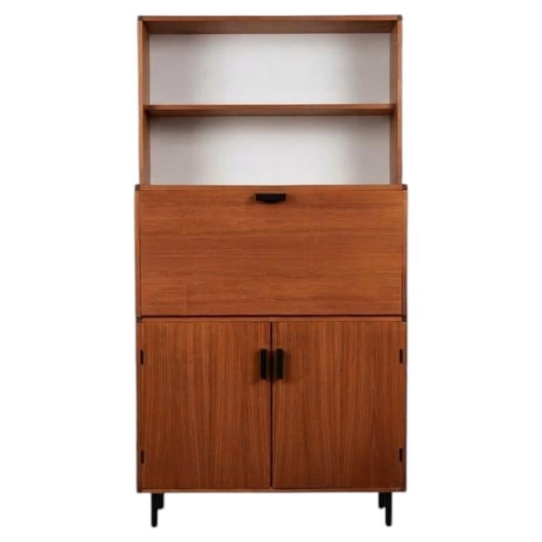 Cees Braakman Teak Secretary Cabinet for Pastoe, Netherlands, 1950s