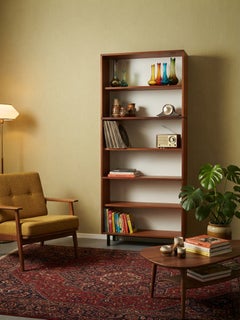Libreria in teak in stile Mid-century modern disegnata da Cees Braakman per UMS Pastoe, la N