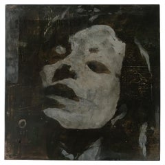 Pieter J. Martyn - In the pines series -mixed media portrait
