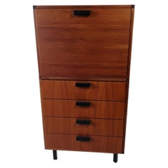 Cees Braakman for Pastoe Teak Secretaire Cabinet, Netherlands, 1950s