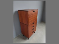 Cees Braakman for Pastoe Teak Secretaire Cabinet, Netherlands, 1950s