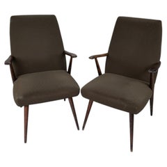 Set of 4 Vintage Casala Armchairs with Original Upholstery, Germany, 1950s–1960s