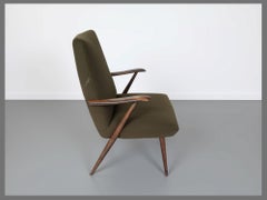 Set of 4 Vintage Casala Armchairs with Original Upholstery, Germany, 1950s–1960s