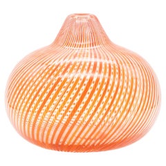 Mario Colelli and Hertha Bengtson Filigrana Glass Vase for Rosenthal, 1980s