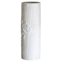 Vaso da pavimento in porcellana biscuit modello 3052 di Werner Schreib per Rosenthal, anni ’60