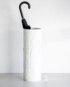 Vaso da pavimento in porcellana biscuit modello 3052 di Werner Schreib per Rosenthal, anni ’60