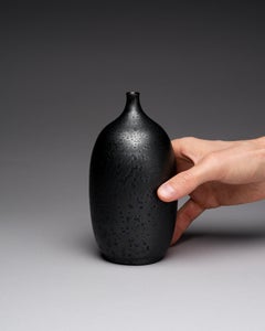 Karin and Walther Zander Crystalline Glaze Ceramic Vase, Germany, 1977
