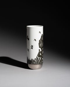 HAP Grieshaber Pastorale Porcelain Vase for Rosenthal, 1970s