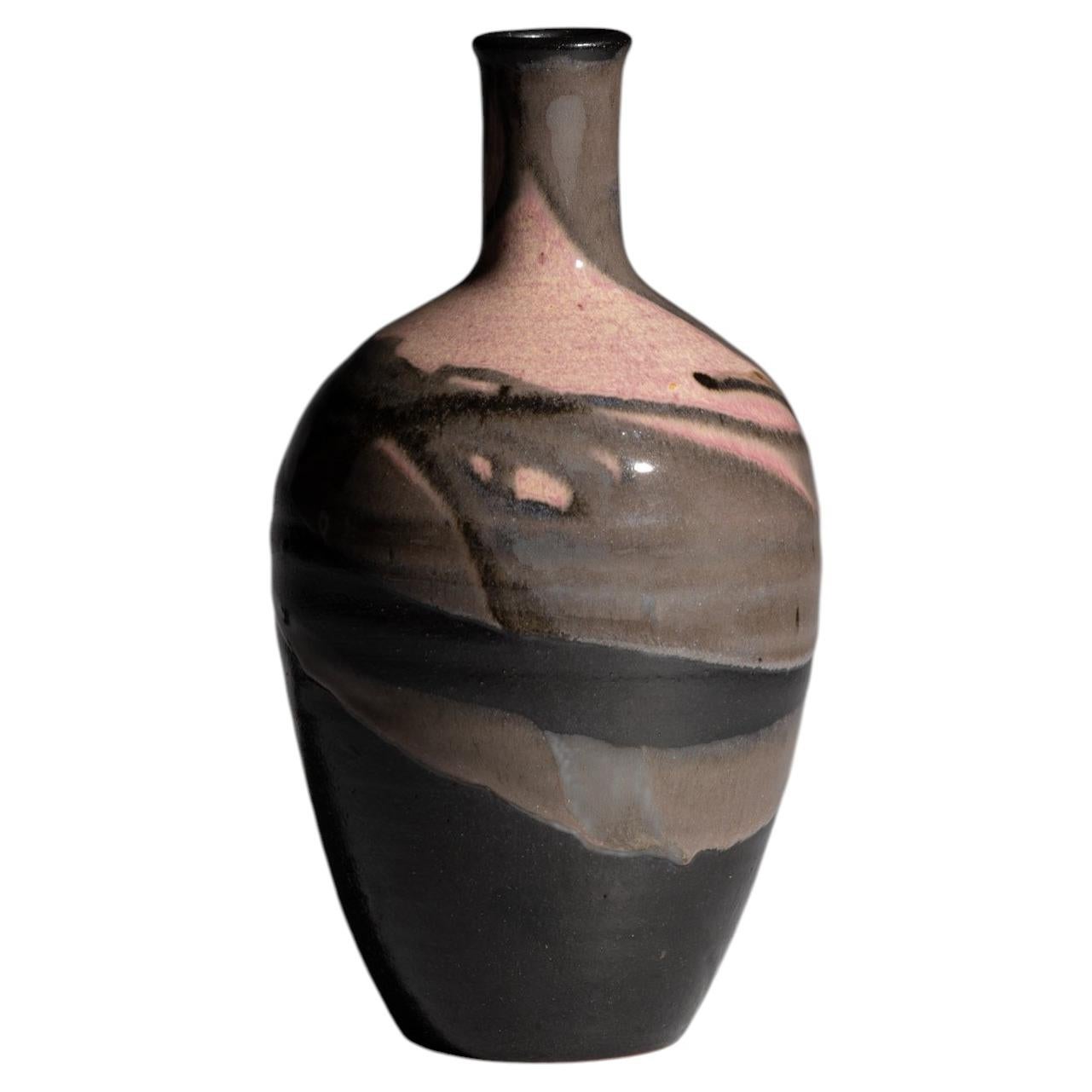 Wolf-Diether Poelloth Hand-Thrown Stoneware Vase, Germany, circa 1980 For Sale