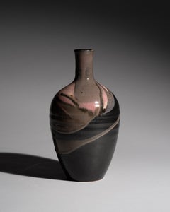 Wolf-Diether Poelloth Hand-Thrown Stoneware Vase, Germany, circa 1980