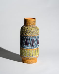 Fratelli Fanciullacci Attributed Textured Ceramic Vase, Italy, circa 1970