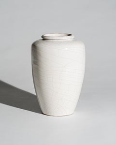 Richard Bampi Model 204 Crackle Glaze Ceramic Vase, Germany, circa 1950