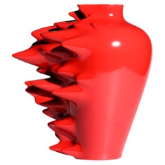 Vaso in porcellana “Fast” di Rosenthal Red, opera di Cédric Ragot, edizione limitata 2010