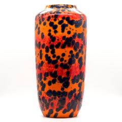 Scheurich West German Fat Lava Floor Vase, Model 517-45, Germany, 1970s