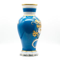 Vaso in porcellana “Dragon Decor” - Heinz Schaubach per Schaubach Kunst, anni ’20–’30