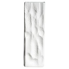 Vaso da pavimento in porcellana biscuit Rosenthal Op Art, Martin Freyer, Germania, anni '60-'70