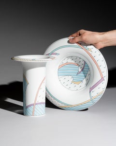 Set di vasi e ciotole "Century New Wave" di Tapio Wirkkala e Dorothy Hafner Rosenthal, anni '80