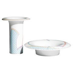 Set di vasi e ciotole "Century New Wave" di Tapio Wirkkala e Dorothy Hafner Rosenthal, anni '80