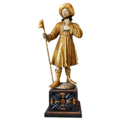 Monumental Carved Sculpture of Saint James the Greater (Santiago de Compostela)