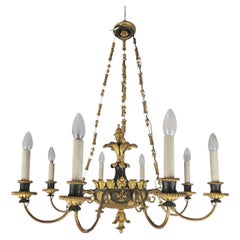 Empire Biedermeier Chandelier Attributed to the Circle of Josef Danhauser