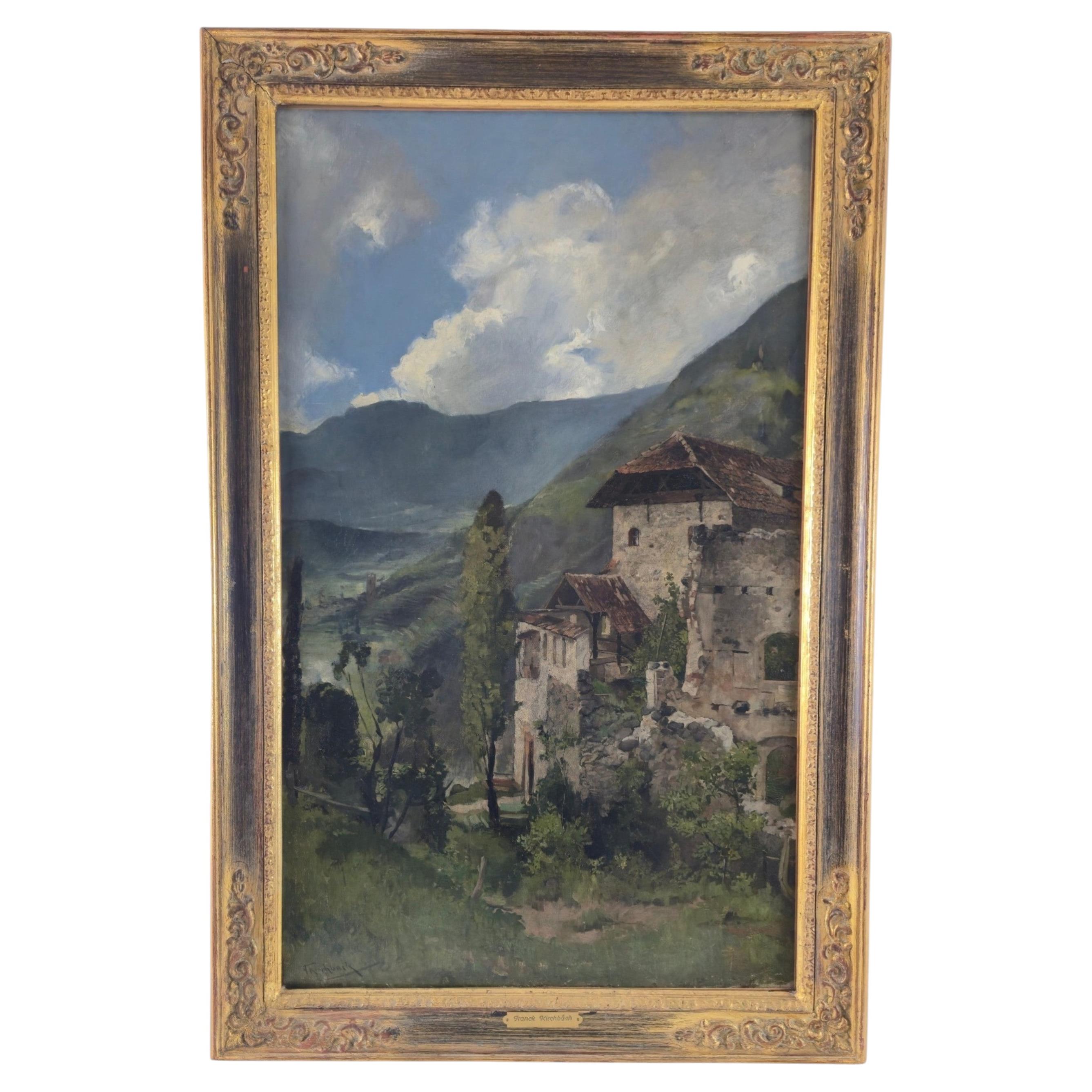 19th-Century South Tyrolean Landscape with Castle Runkelstein