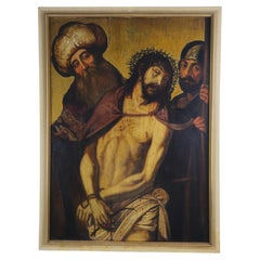 17th-Century Ecce Homo – Thorn-Crowned Christ with Soldiers
