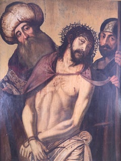 17th-Century Ecce Homo – Thorn-Crowned Christ with Soldiers