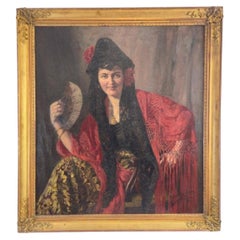 Spanish Woman in Traditional Dress by Richard Benno Adam