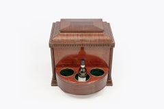19th Century Mahogany Coffer-Shaped Table-Top Cellaret