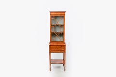 Early 19th Century Pair of Regency Satinwood Display Cases