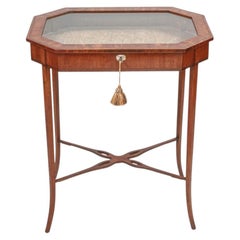 19th Century Satinwood Bijouterie Display Table