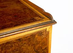 Early 19th Century Regency Burr Walnut Cabinet with Satinwood Inlay