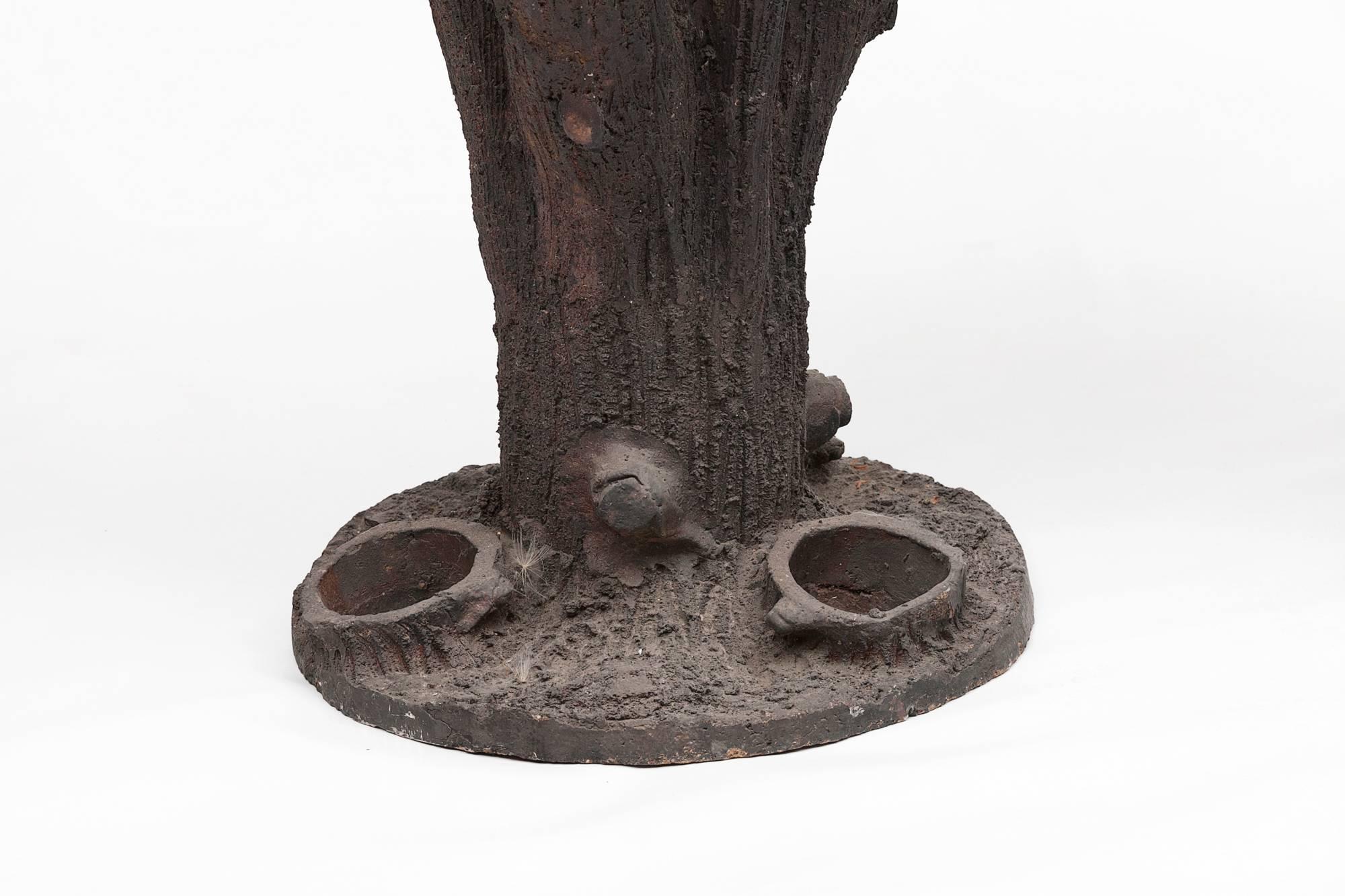 Paire de jardinières en terre cuite du 19ème siècle en forme d'arbre Excellent état - En vente à Dublin 8, IE