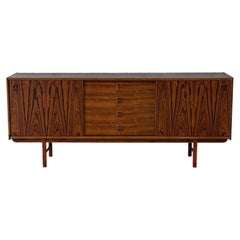 Rosewood Low Credenza Sideboard Ladoga by Erik Wortz Sweden MCM 1960s