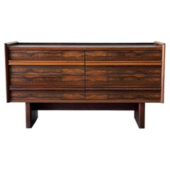 Rosewood Four Drawer Dresser Storage Bagn Mobelindustri Bruksbo Norway 1960s