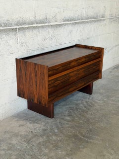 Rosewood Four Drawer Dresser Storage Bagn Mobelindustri Bruksbo Norway 1960s