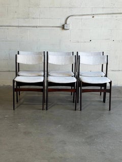 Rosewood Dining Chairs Erik Buch MCM Sculptural Seating Set of 6 Denmark 1960s