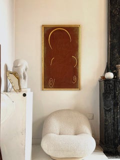 Art Deco Female Nude Panel by Gaston Suisse, France, circa 1925