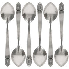 Set of silver teaspoons, 6 pcs., Jewelry factory city Tallinn, Estonia (USSR)