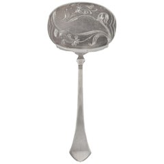 Spatola da portata in argento, НШ, Lettonia (Impero russo), Riga, anni '00 del Novecento
