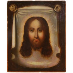 Icon "The Saviour - Not Made by Human Hands", Russia (Russian Empire), 19th c.