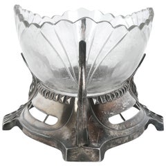 Silver plated vase in Art Nouveau style, WMF, Germany, end of 19th century