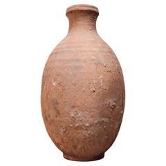 Pitted Ovoid Terracotta Jar, Morocco, Early 20th Century
