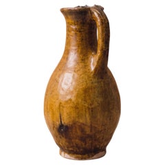 Glazed Terracotta Rolled-Rim Jug, Morocco