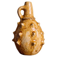 Glazed Terracotta Studded Amphora with Rope Band, Morocco